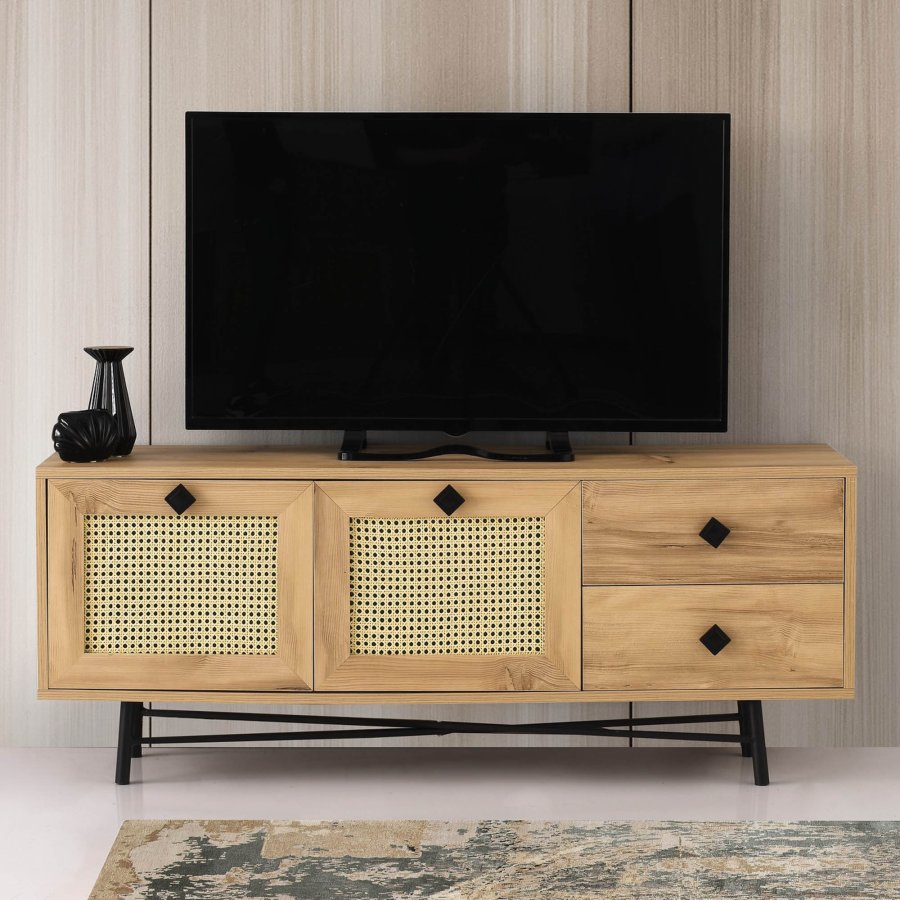 NORDVÄRK Hapsiyas TV Stand, OakSort