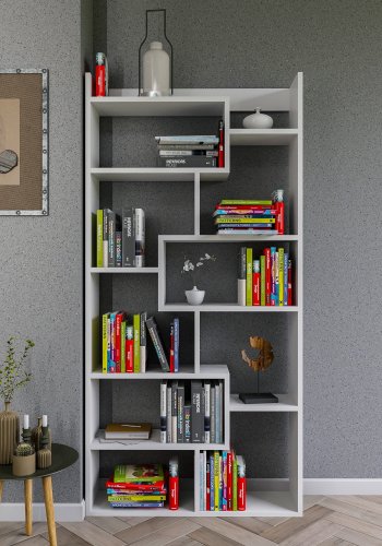 NORDVÄRK Kuttap bogreol, hvid