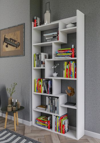 NORDVÄRK Kuttap bogreol, hvid