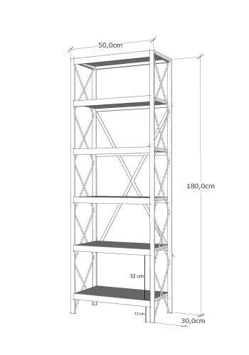 NORDVÄRK Suadiye Boghylde, Atlantic PineSort