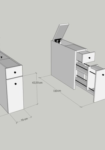 NORDVÄRK Calencia Badevrelsesskab, Hvid
