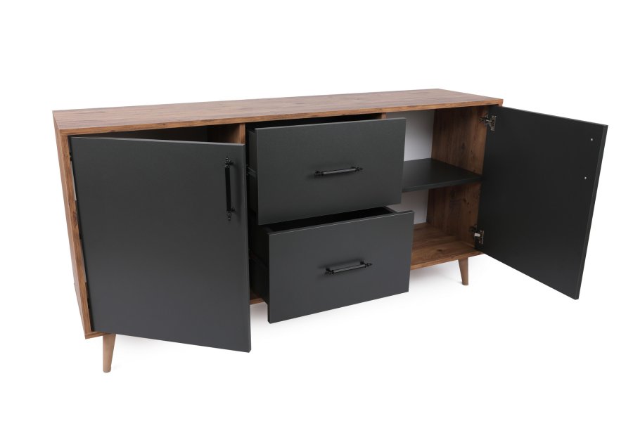 NORDVÄRK Cordoba Console, WalnutAntracit