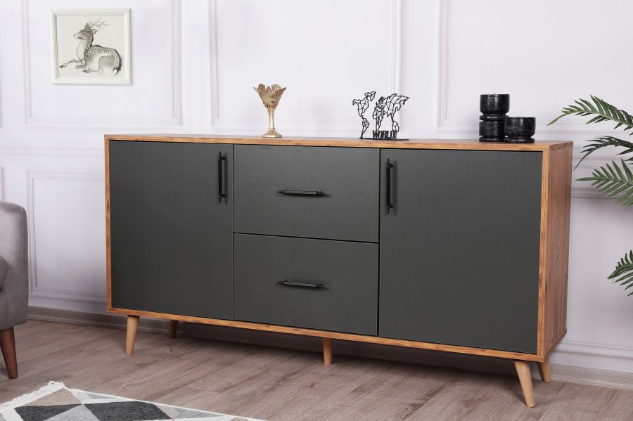 NORDVÄRK Cordoba Console, WalnutAntracit