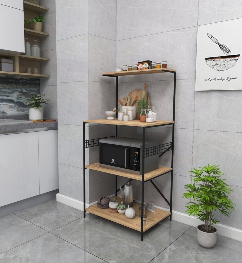 NORDVÄRK Anemon multifunktionsskab, sortFyrretr