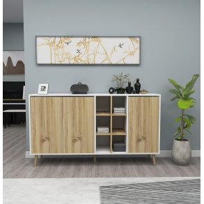 NORDVÄRK Stil konsol, filthvid