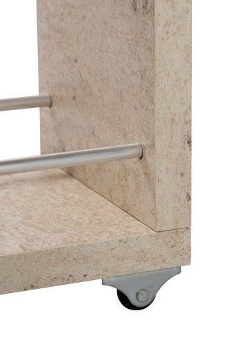 FUNZI LIVING Calencia badevrelsesskab, m. 1 lge og 2 skuffer - travertin melamin