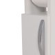 FUNZI LIVING Star badevrelsesskab, m. 1 lge og 1 toiletrulleholder - hvid melamin