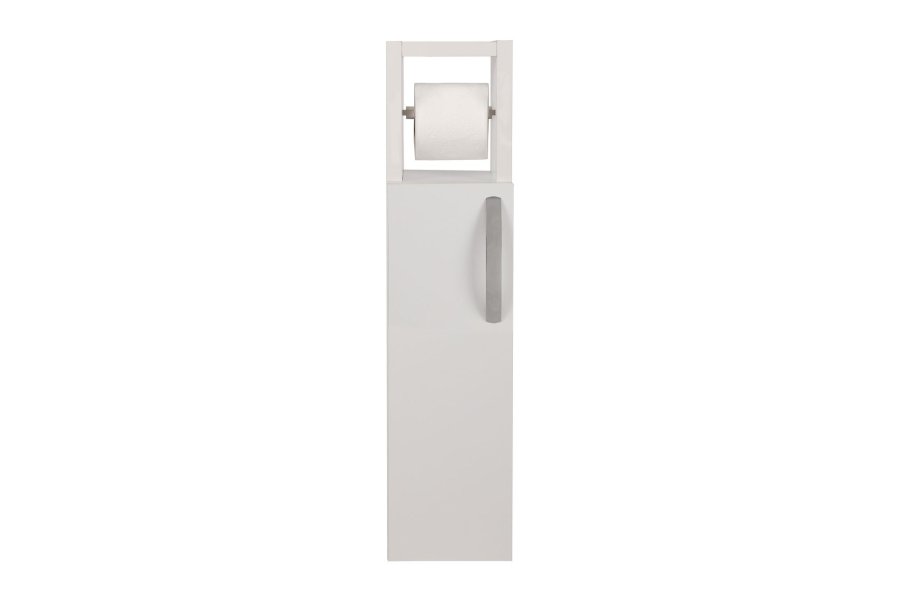 FUNZI LIVING Star badevrelsesskab, m. 1 lge og 1 toiletrulleholder - hvid melamin