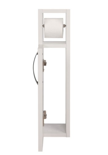 FUNZI LIVING Star badevrelsesskab, m. 1 lge og 1 toiletrulleholder - hvid melamin