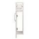 FUNZI LIVING Star badevrelsesskab, m. 1 lge og 1 toiletrulleholder - hvid melamin