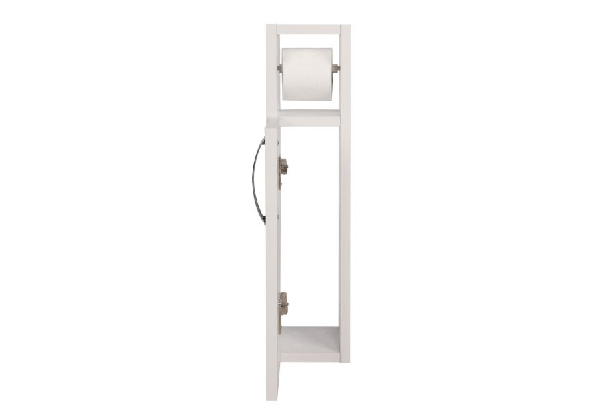 FUNZI LIVING Star badevrelsesskab, m. 1 lge og 1 toiletrulleholder - hvid melamin