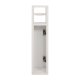 FUNZI LIVING Star badevrelsesskab, m. 1 lge og 1 toiletrulleholder - hvid melamin