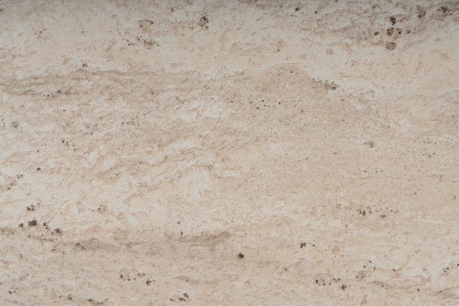 NORDVÄRK Defne sofabord - travertin melamin og sort metal (st med 3)