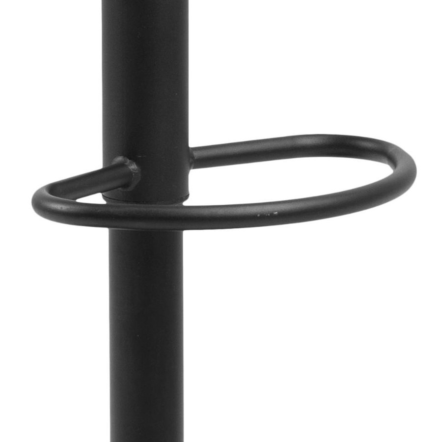 ACT NORDIC Finch barstol, m. drejefunktion og fodsttte - grn polyester og sort metal