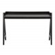 ACT NORDIC Miso skrivebord - sort egetrsfiner og gummitr (126.6x51.6)