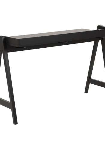 ACT NORDIC Miso skrivebord - sort egetrsfiner og gummitr (126.6x51.6)