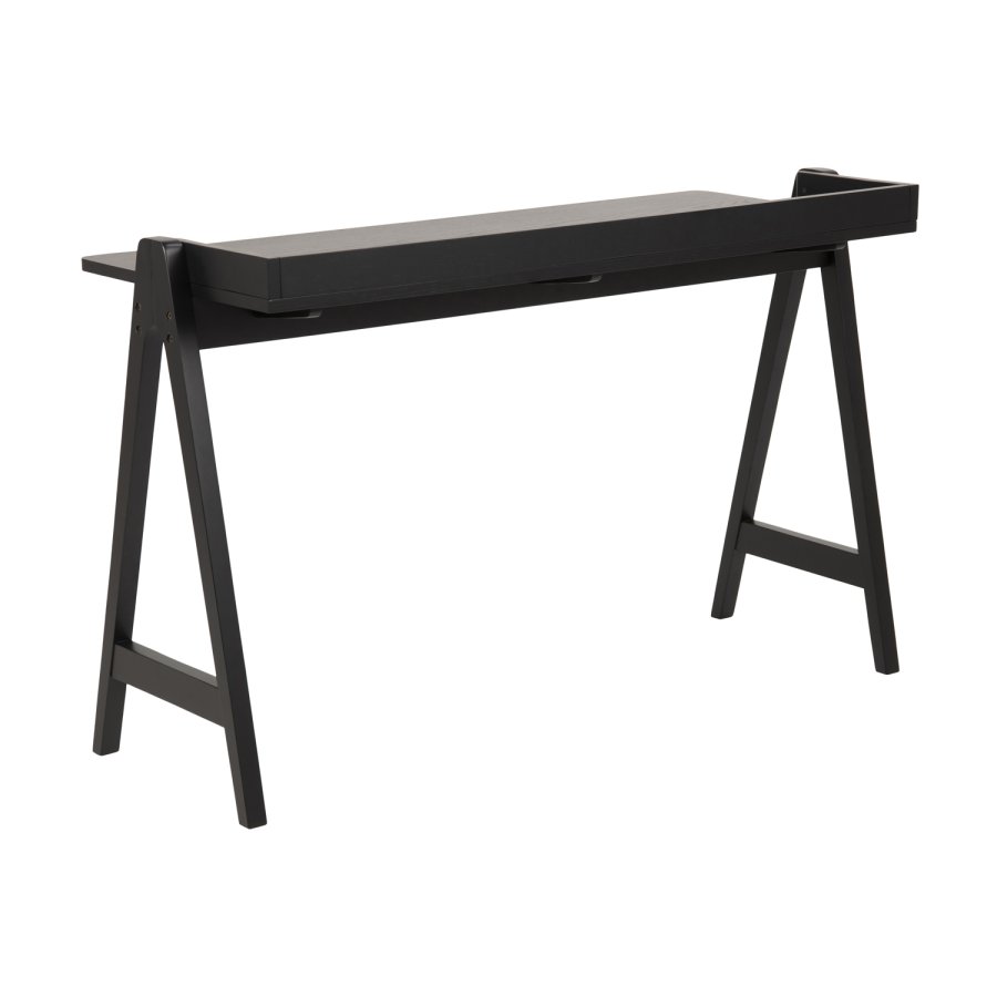 ACT NORDIC Miso skrivebord - sort egetrsfiner og gummitr (126.6x51.6)