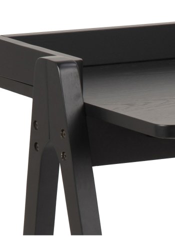 ACT NORDIC Miso skrivebord - sort egetrsfiner og gummitr (126.6x51.6)