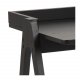 ACT NORDIC Miso skrivebord - sort egetrsfiner og gummitr (126.6x51.6)