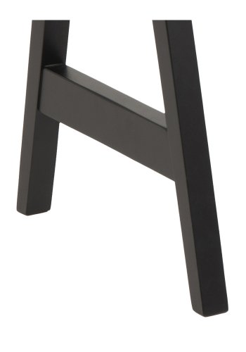 ACT NORDIC Miso skrivebord - sort egetrsfiner og gummitr (126.6x51.6)