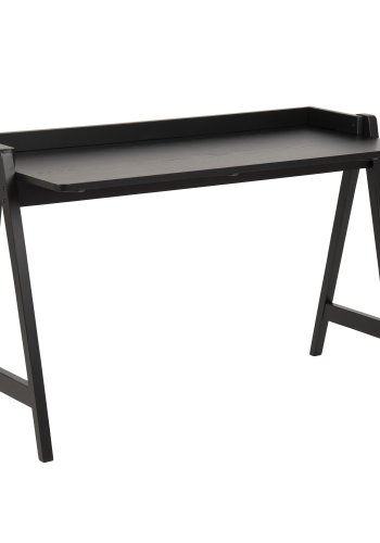 ACT NORDIC Miso skrivebord - sort egetrsfiner og gummitr (126.6x51.6)