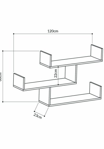 FUNZI LIVING Tibet vghylde - antracitgr melamin