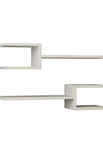 NORDVÄRK Gaffel vghylde - hvid melamin (st med 2)