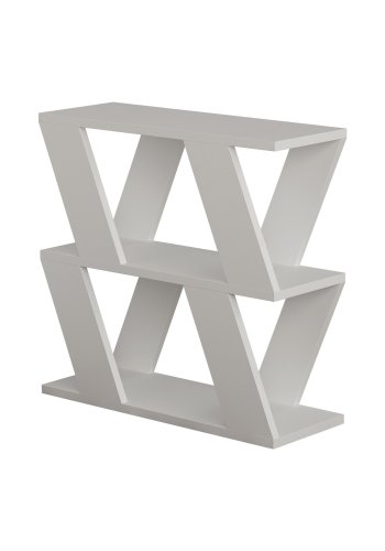 NORDVÄRK Lazena sidebord, m. hylde - hvid melamin (60x22)