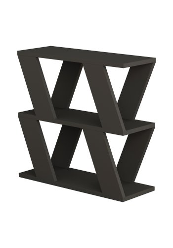 NORDVÄRK Lazena sidebord, m. hylde - antracitgr melamin (60x22)