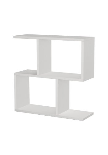 NORDVÄRK Mania sidebord, m. hylder - hvid melamin (60x20)