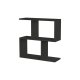 NORDVÄRK Mania sidebord, m. hylder - antracitgr melamin (60x20)