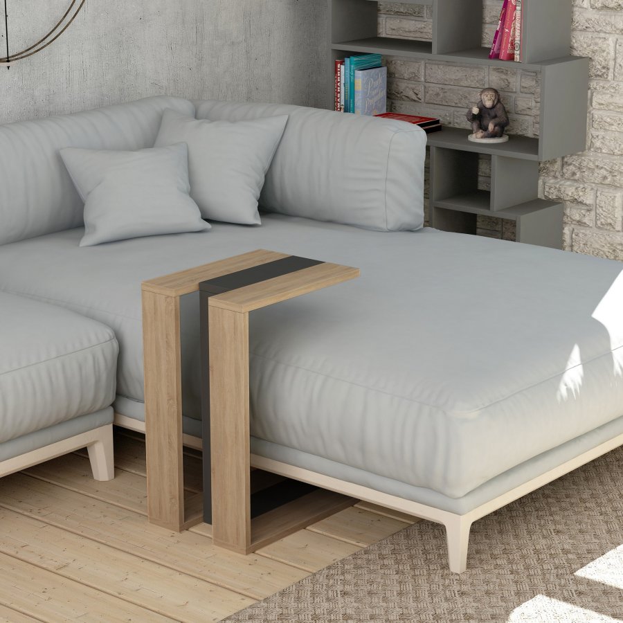 NORDVÄRK Muju sidebord, egAntracit