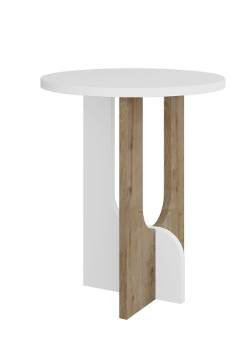 NORDVÄRK Luna sidebord, hvidEgetr