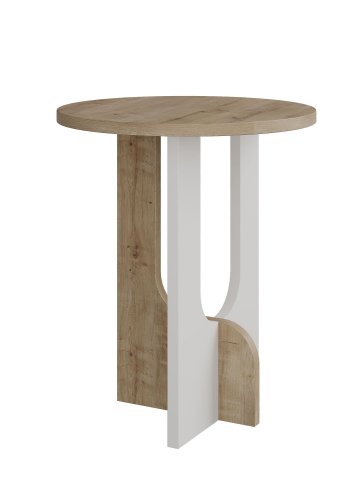 NORDVÄRK Luna sidebord, hvidEgetr