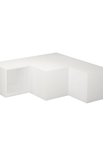 NORDVÄRK Kompakt tv stativ, hvid