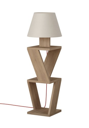 NORDVÄRK Kozena gulvlampe, eghvid