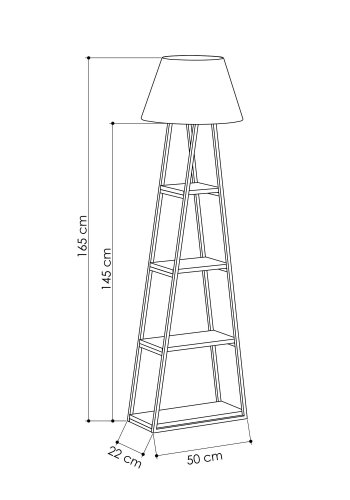 NORDVÄRK Pal gulvlampe, antracitSort