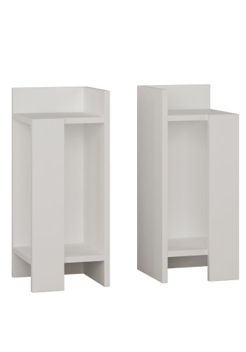 NORDVÄRK Elos natbord, hvid