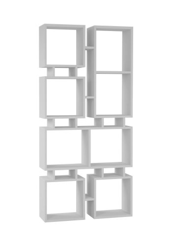 NORDVÄRK Skinne nr.1 Bogreol, Hvid