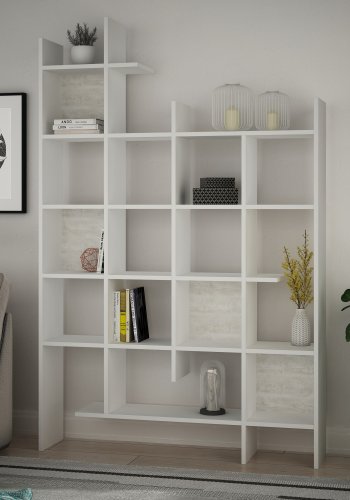 NORDVÄRK Manco bogreol, hvid