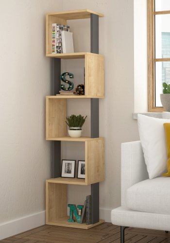 NORDVÄRK Piri bogreol, Sonoma egAntracit