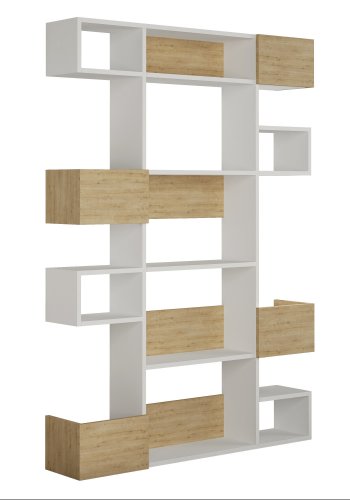 NORDVÄRK Niho bogreol, hvidEgetr