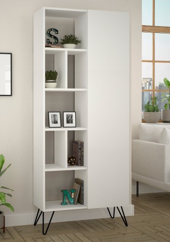 NORDVÄRK Jedda bogreol, hvid