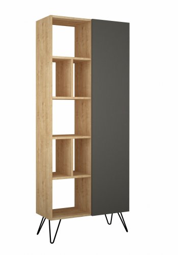 NORDVÄRK Jedda bogreol, egAntracit