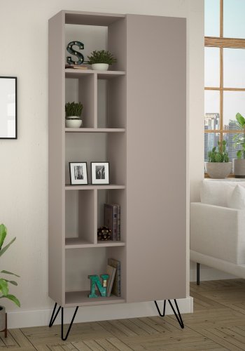 NORDVÄRK Jedda bogreol, lys mokka