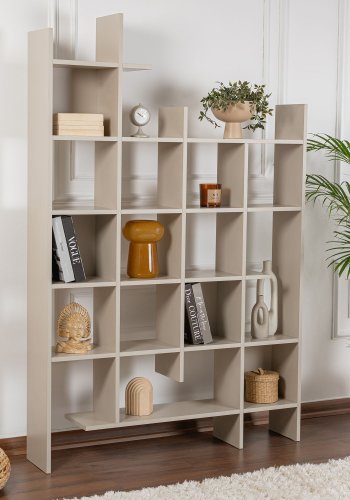 FUNZI LIVING Manco bogreol - sandsten melamin