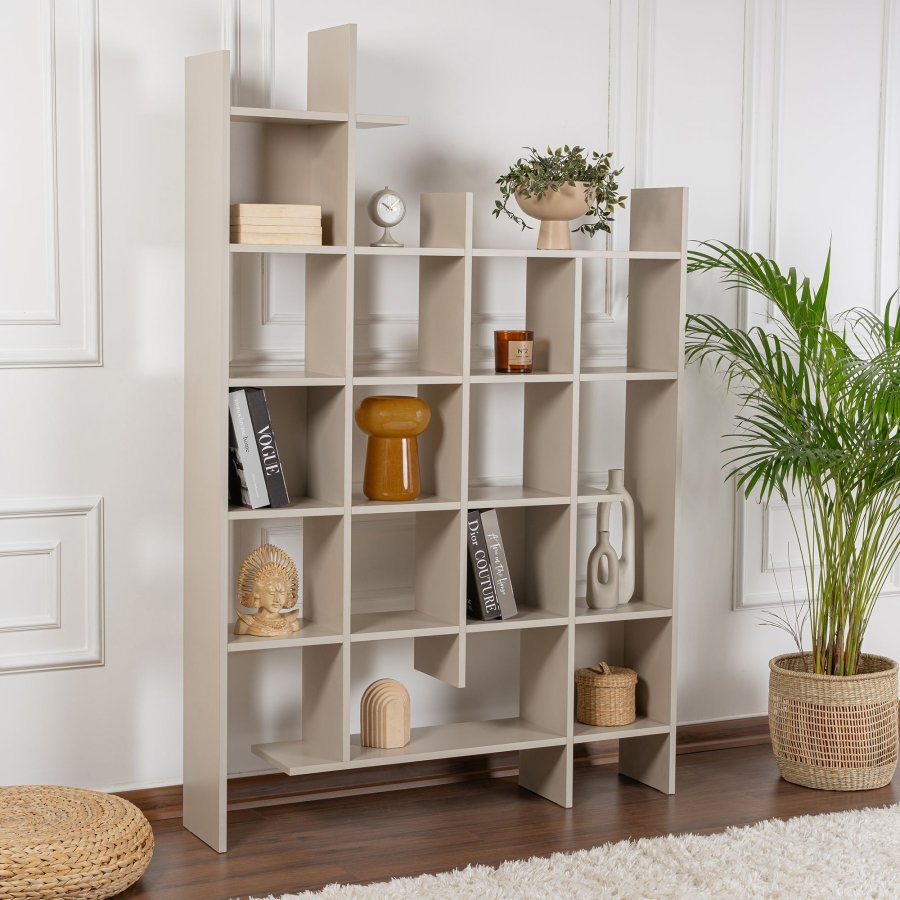 FUNZI LIVING Manco bogreol - sandsten melamin