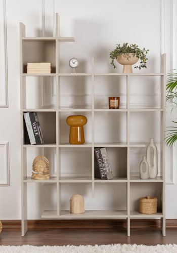 FUNZI LIVING Manco bogreol - sandsten melamin