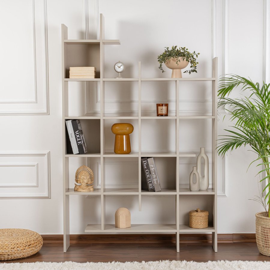 FUNZI LIVING Manco bogreol - sandsten melamin