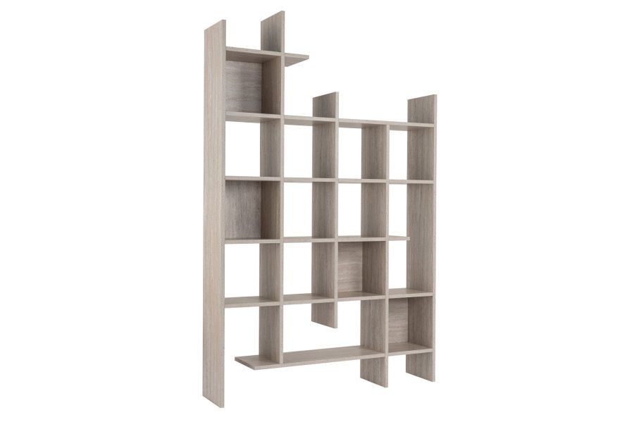 FUNZI LIVING Manco bogreol - travertin melamin